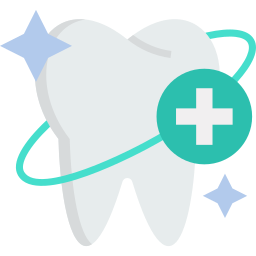 tooth with medic icon